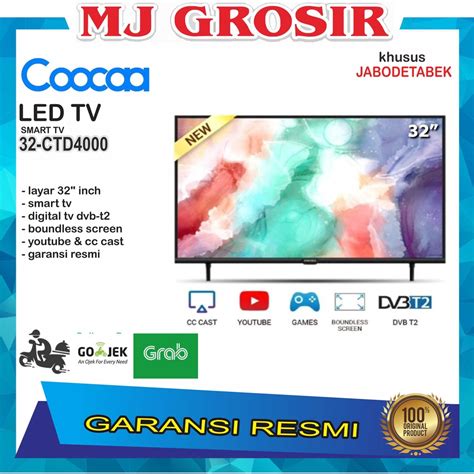 Jual LED TV COOCAA 32 32CTD4000 32 INCH HDMI USB MOVIE SMART TV