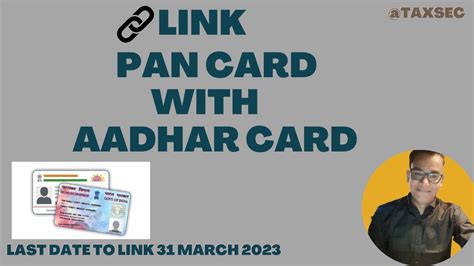 How To Link Pan Card With Aadhar Card Pan Aadhaar Link Online Pan