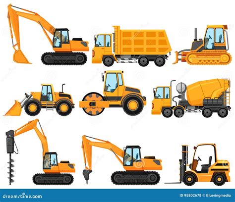 Free Vector Flat Construction Trucks Collectio Atelier Yuwa Ciao Jp