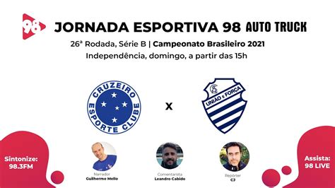 CRUZEIRO x CSA 26ª RODADA DA SÉRIE B CAMPEONATO BRASILEIRO 2021 AO