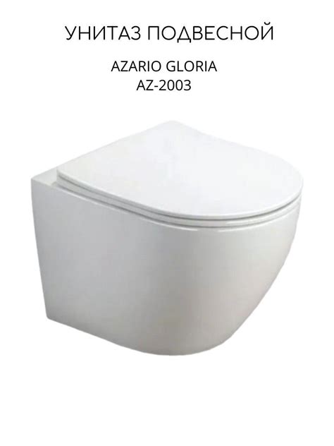 Azario Gloria Унитаз купить на OZON по низкой цене