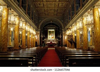 Inside View Cathedral Holy Spirit Istanbul Stock Photo 1126657046 ...