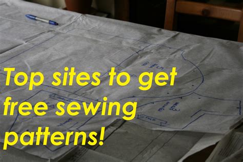 The Best Sources For Free Downloadable Sewing Patterns Sewing Furniture