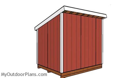 8x10 Lean to Shed Roof Plans | MyOutdoorPlans | Free Woodworking Plans and Projects, DIY Shed ...