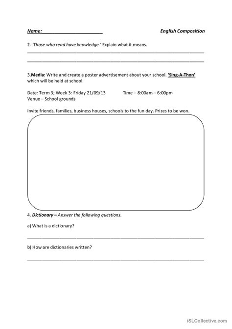 Exam English Esl Worksheets Pdf Doc