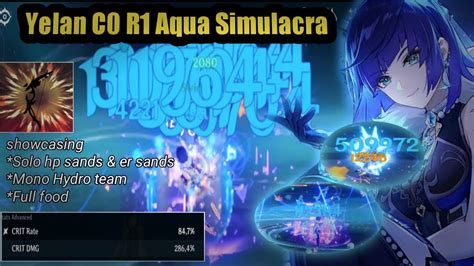 Yelan C0 R1 Aqua Simulacra Showcase Youtube