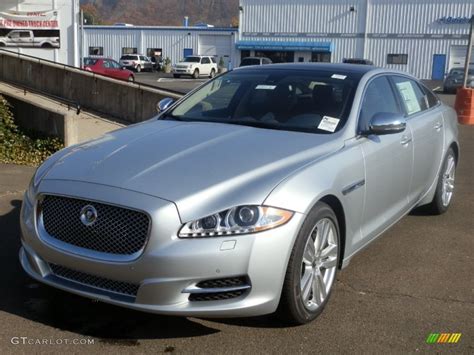 Rhodium Silver Metallic Jaguar Xj Xjl Portfolio Exterior Photo