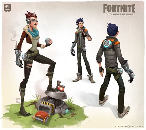 Artstation Fortnite Concepts Drew Hill Concept Art Character