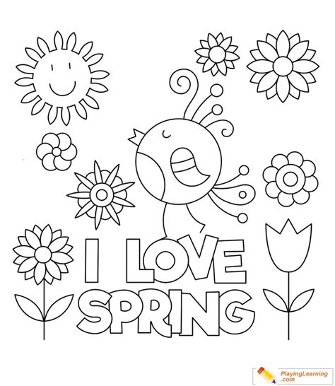 Coloring Pages For Spring Printable