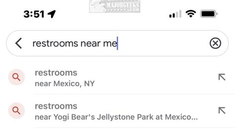 How to Find Public Restrooms in Google Maps - MajorGeeks