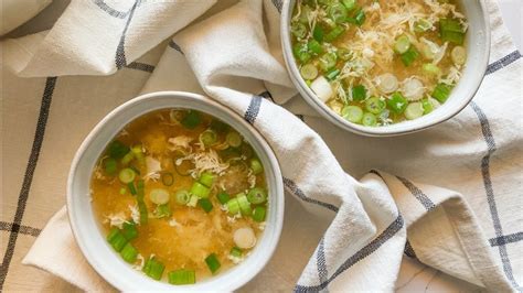 15 Minute Homemade Egg Drop Soup Recipe