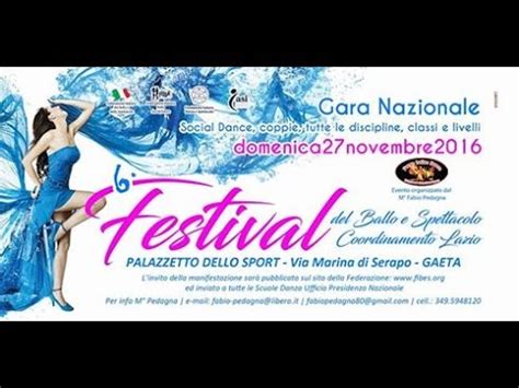 Festival Gara Di Ballo 27 Novembre YouTube