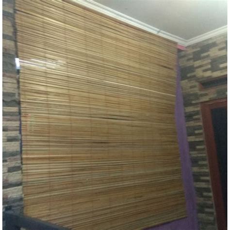 Jual Tirai Bambu Krey Sawit Super Kerai Kayu Pvc Outdoor Indoor