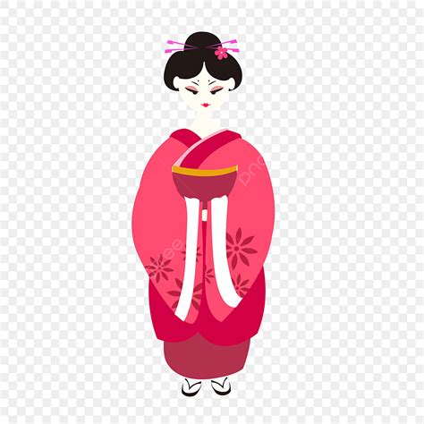 japanese kimono hd transparent psd format elements  japanese female