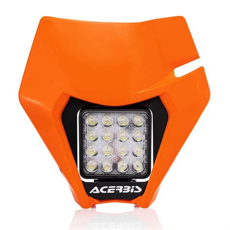 Acerbis Headlight Mask Ktm Exc Excf Orange Ac Mx