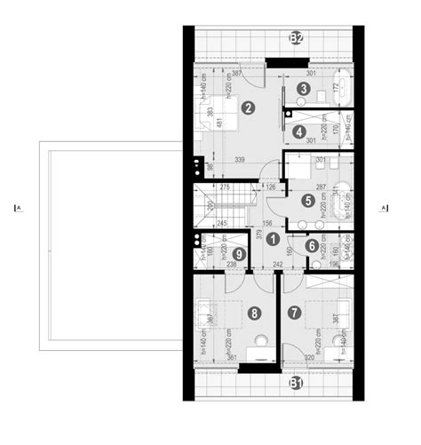 Projekt domu stodoła NewHouse 759 w2 dla nowoczesnej rodziny 150