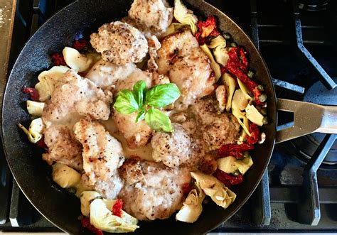 Mediterranean Chicken Thighs With Artichokes And Sun Dried Tomatoes — Denos Diner