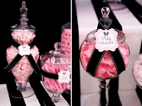 Ch De Lingerie Preto Pink E Listras Noivinhas De Luxo