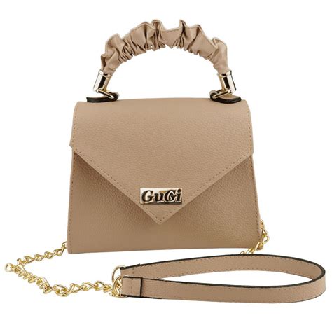Bolsa Feminina Al A Transversal Nude B Gg Gugi