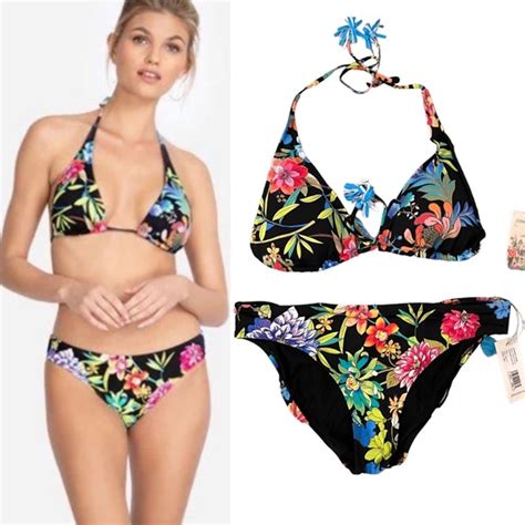 Johnny Was Swim Nwt Johnny Was Dreamer Bikini Top Hipster Bottoms