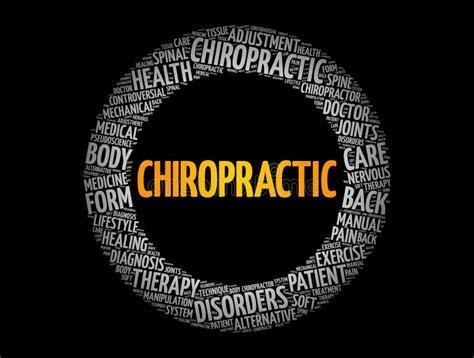 Chiropractic Word Cloud Stock Illustrations 24 Chiropractic Word