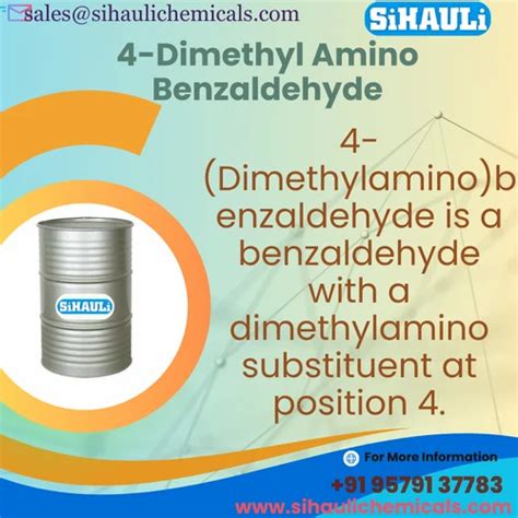 Dimethyl Amino Benzaldehyde Manufacturers Suppliers Exporters From