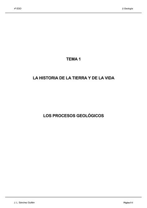 Pdf Tema 1 La Historia De La Tierra Y De La Webdepartamentosbiogeoweb