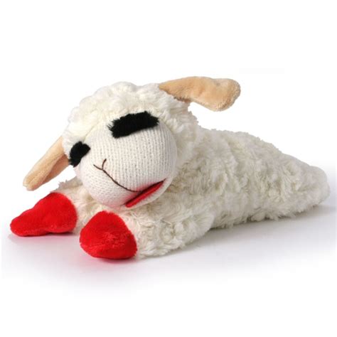 Multipet Lamb Chop Plush Dog Toy