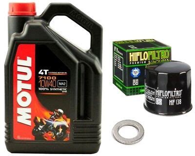 KIT VIDANGE HUILE MOTEUR MOTUL 7100 10W40 FILTRE HUILE JOINT SUZUKI