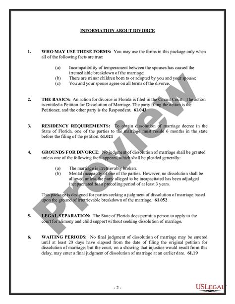 Fl 141 Divorce Form Us Legal Forms