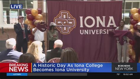 Iona Officially Becomes University Youtube