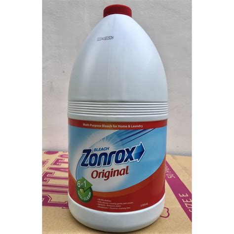 Zonrox Bleach 3785ml 1 Gallon Lemon Floral Fresh Original Color