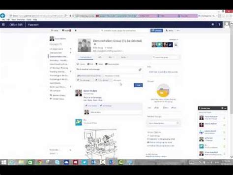 Posting A Message In Yammer YouTube