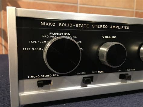 Nikko TRM 40 IC Solid State Integrated Amplifier Catawiki