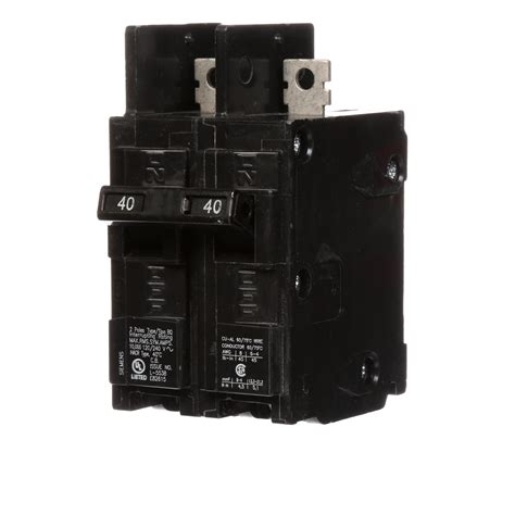 SIEMENS CANADA BQ2B040 40Amp 20/240V 10kA 2-Pole Type BQ Common-Trip ...