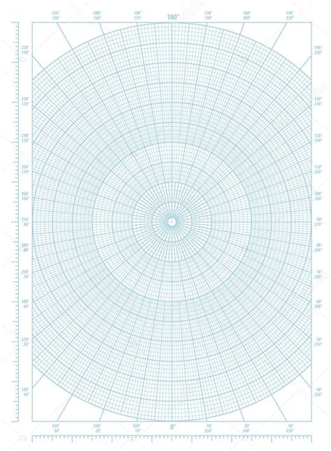 Coordenadas Polares Cuadr Cula Circular Papel Gr Fico