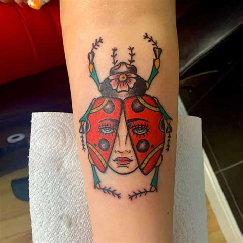 Top Best Ladybug Tattoo Ideas Inspiration Guide