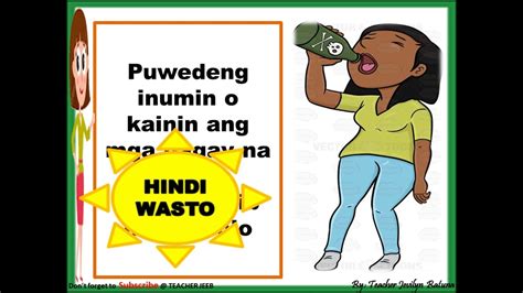 Wasto At Hindi Wastong Paggamit Ng Mga Mapanganib Na Bagayexercise