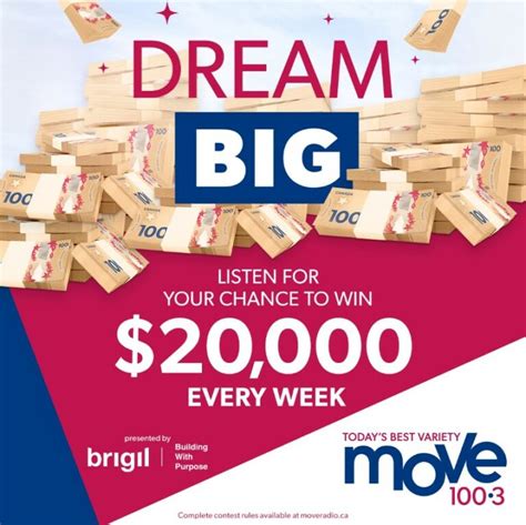 Move Dream Big Contest Enter The Dream Big Keyword And Win