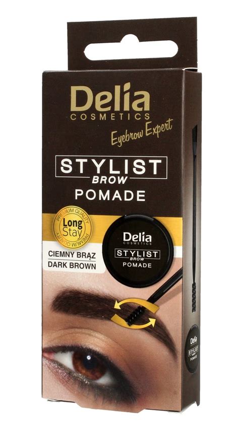 Delia Cosmetics Eyebrow Expert Pomada Do Brwi Ciemny Br Z G