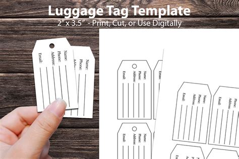 Printable Luggage Tags