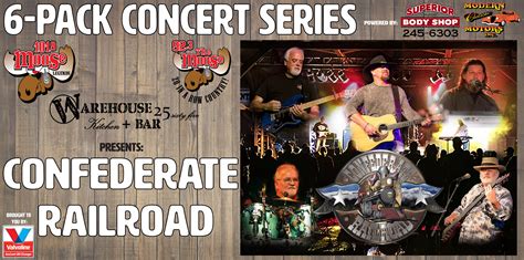 Confederate Railroad with special guest the Real Deal — Warehouse ...