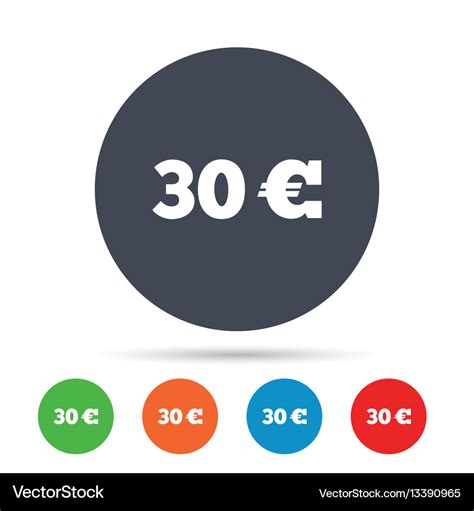 Euro Sign Icon Eur Currency Symbol Royalty Free Vector