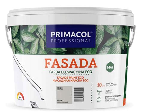 Farba Primacol Fasada Eco Popielaty L Opinie I Ceny Na Ceneo Pl