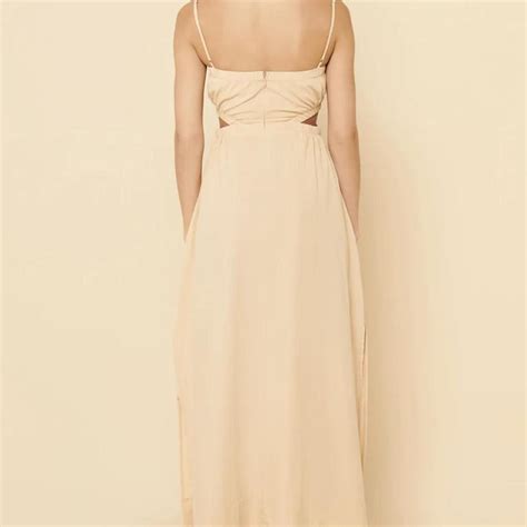Nude Lucy Rana Cut Out Maxi Dress Depop
