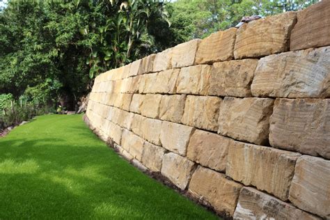 Sunshine Coast Sandstone Retaining Walls