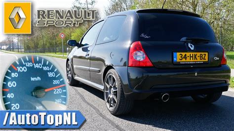 Renault Sport Clio RS 172 ACCELERATION TOP SPEED SOUND By AutoTopNL