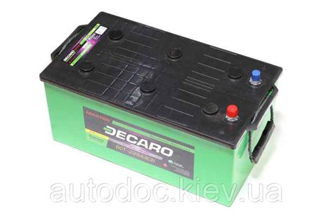 Купить Аккумулятор 225Ah-12v DECARO MASTER (518х274х240), L,EN1500, арт ...