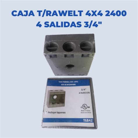 Caja T Rawelt 2400 4 Salidas 3 4 DISUCTRONICOS