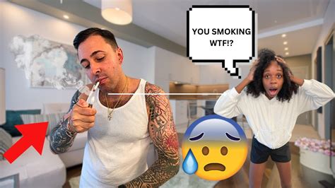 SMOKING CIGARETTE PRANK ON ANGRY WIFE GONE WRONG YouTube